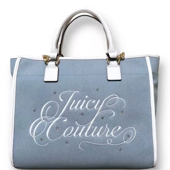 Juicy Couture Handbags - Juicy Couture Beach Denim Tote